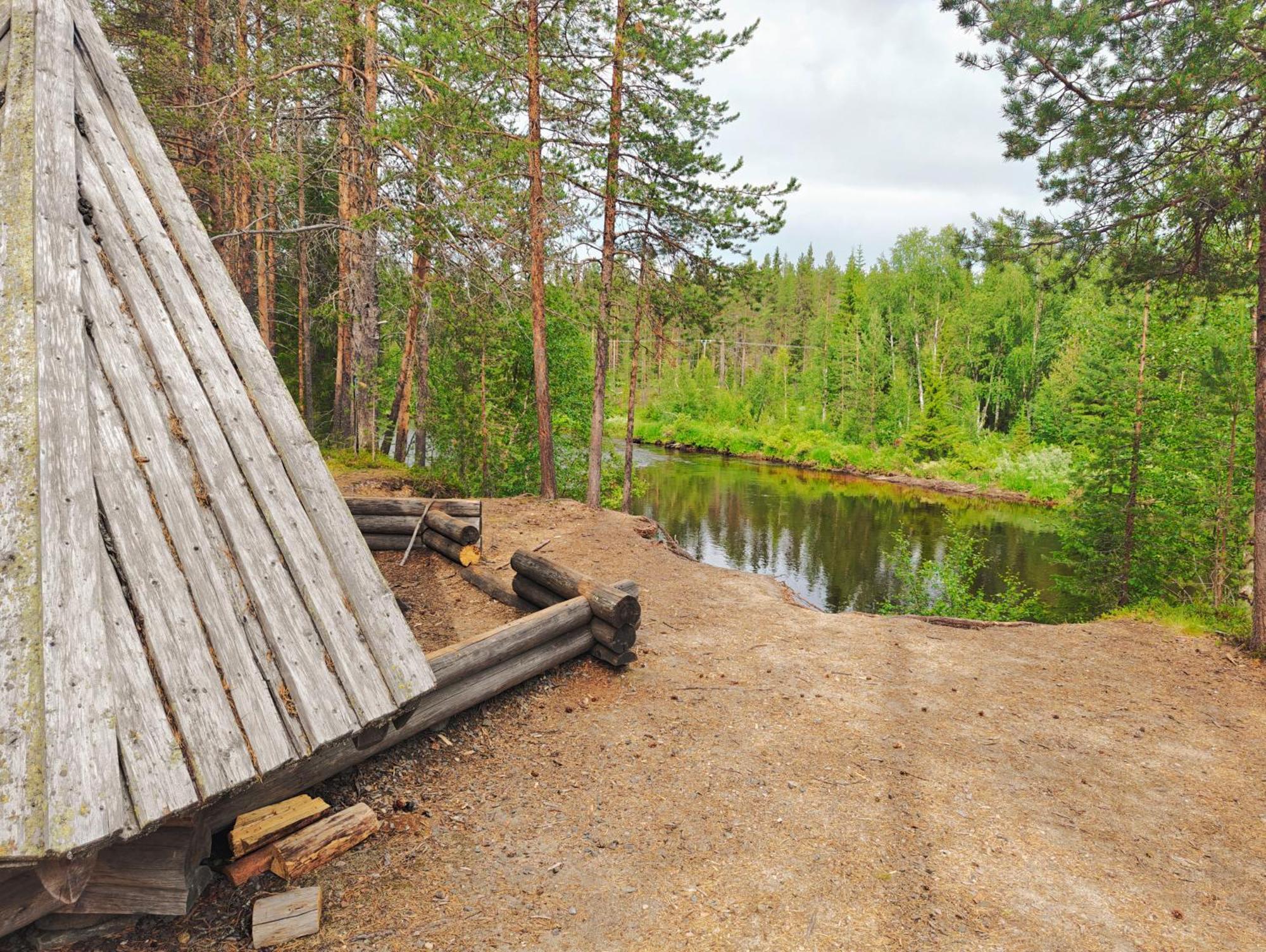 Lapland Riverside, Landscape Cabin, Kuukkeli 6, Yllaes, Tiny Home With Sauna, Fireplace, Terrace, Bbq, Wifi, Ski, Fishing, Pets Ok Äkäslompolo Eksteriør bilde