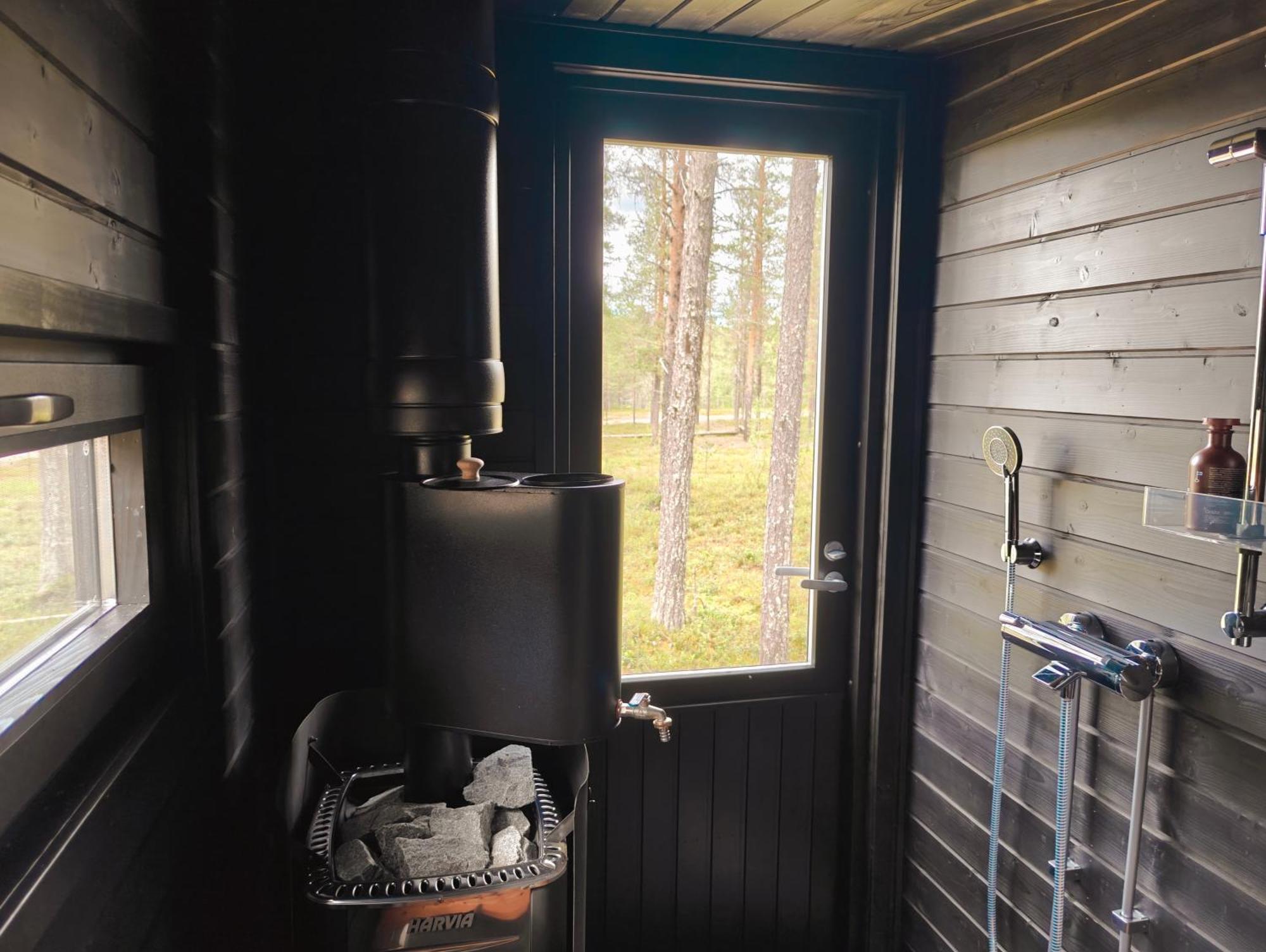 Lapland Riverside, Landscape Cabin, Kuukkeli 6, Yllaes, Tiny Home With Sauna, Fireplace, Terrace, Bbq, Wifi, Ski, Fishing, Pets Ok Äkäslompolo Eksteriør bilde